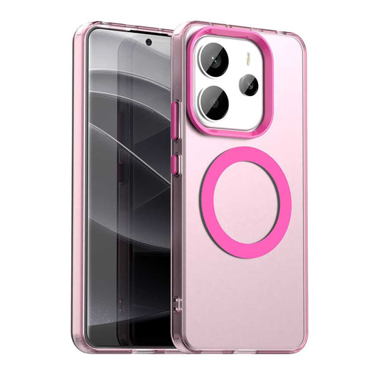 Θήκη MagSafe για Xiaomi Redmi Note 14 4G (Standard), Techsuit, CandyCase, Ροζ