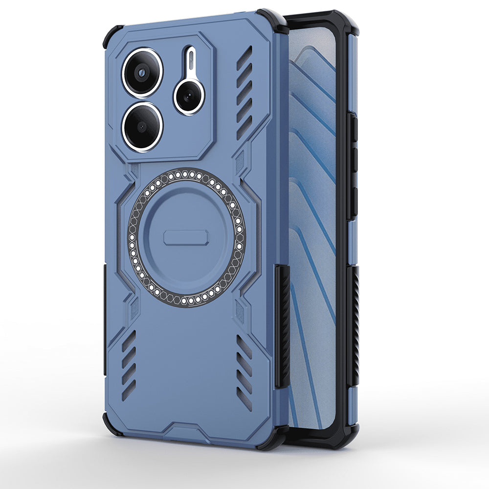 Θήκη MagSafe για Xiaomi Redmi Note 14 5G, Techsuit, ArmorMag, Μπλε