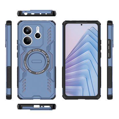 Θήκη MagSafe για Xiaomi Redmi Note 14 5G, Techsuit, ArmorMag, Μπλε