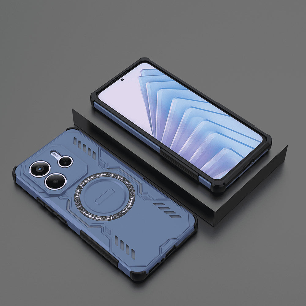 Θήκη MagSafe για Xiaomi Redmi Note 14 5G, Techsuit, ArmorMag, Μπλε