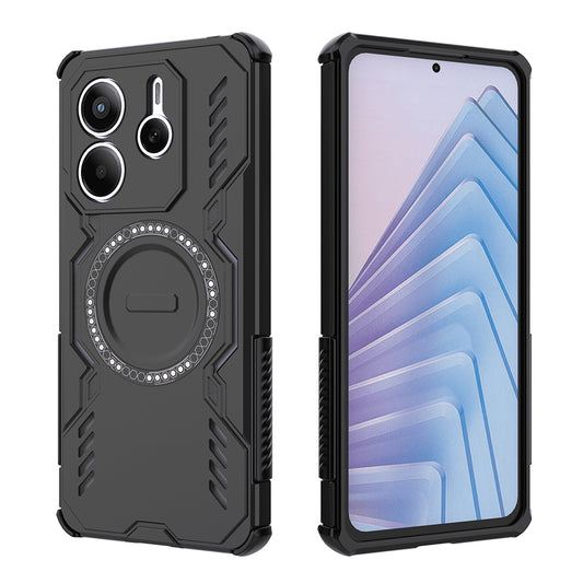 Θήκη MagSafe για Xiaomi Redmi Note 14 5G, Techsuit, ArmorMag, Μαύρο