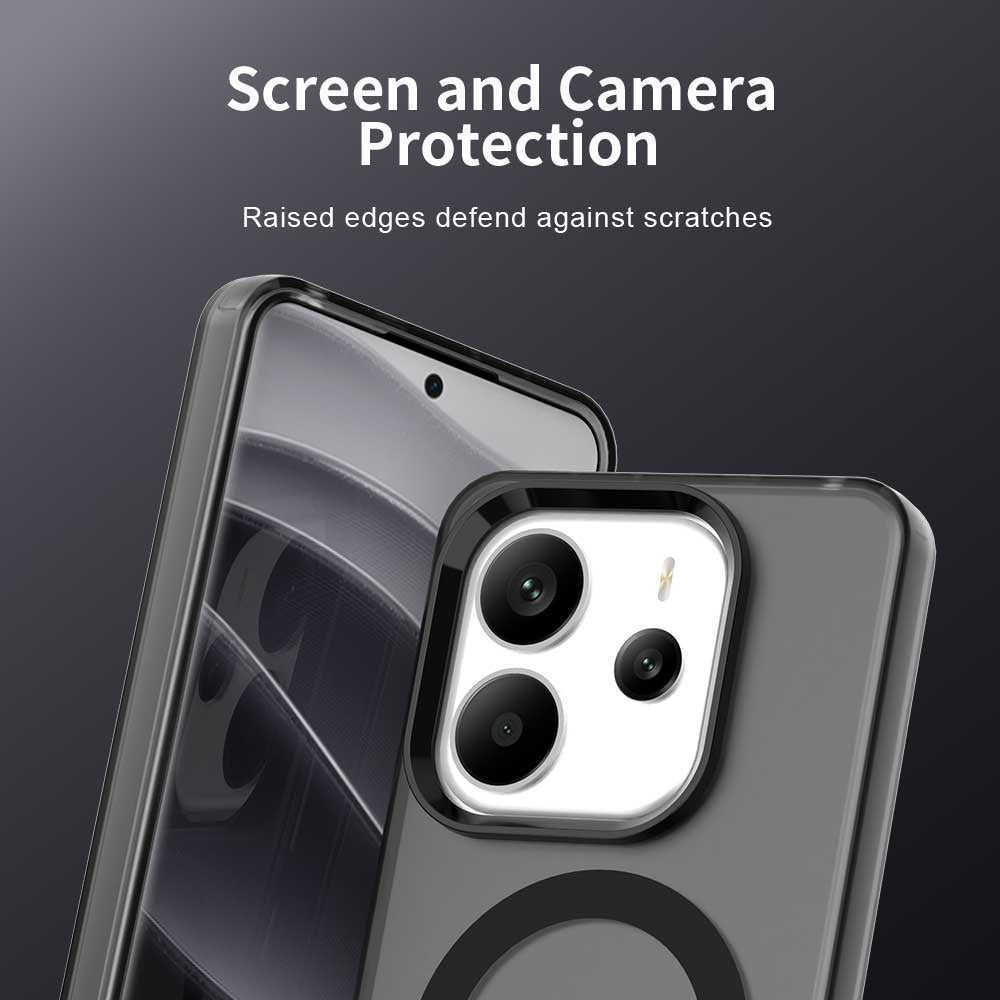 MagSafe Case for Xiaomi Redmi Note 14 5G, Techsuit, CandyCase, Black