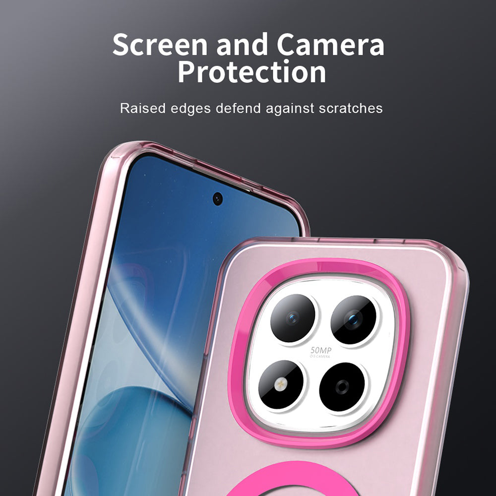 Θήκη MagSafe για Xiaomi Redmi Note 15 Pro 5G, Techsuit, CandyCase, Ροζ