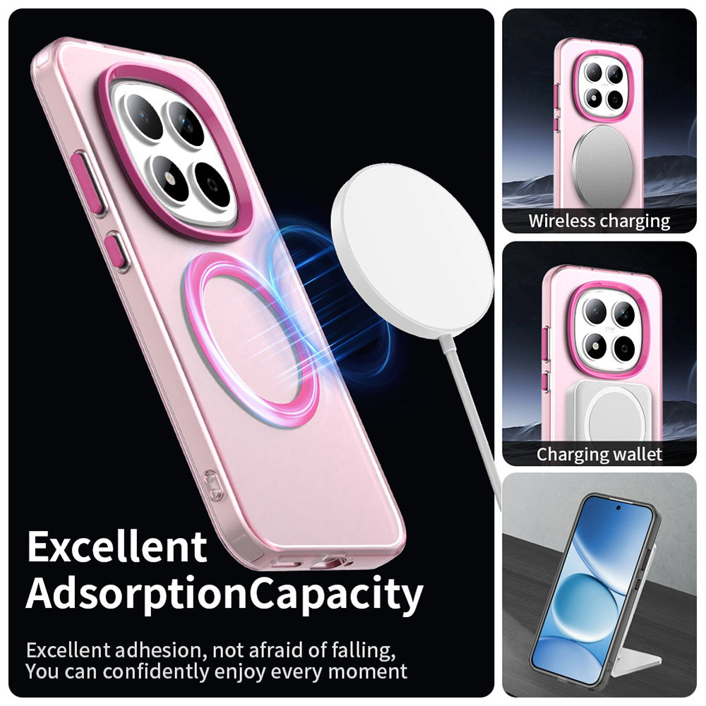 Θήκη MagSafe για Xiaomi Redmi Note 15 Pro 5G, Techsuit, CandyCase, Ροζ