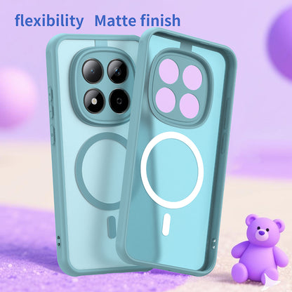 Θήκη MagSafe για Xiaomi Redmi Note 15 Pro 5G, Techsuit, HaloFrost II, Ανοιχτό Πράσινο