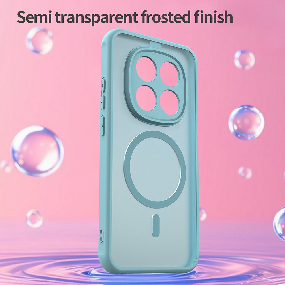 Θήκη MagSafe για Xiaomi Redmi Note 15 Pro 5G, Techsuit, HaloFrost II, Ανοιχτό Πράσινο