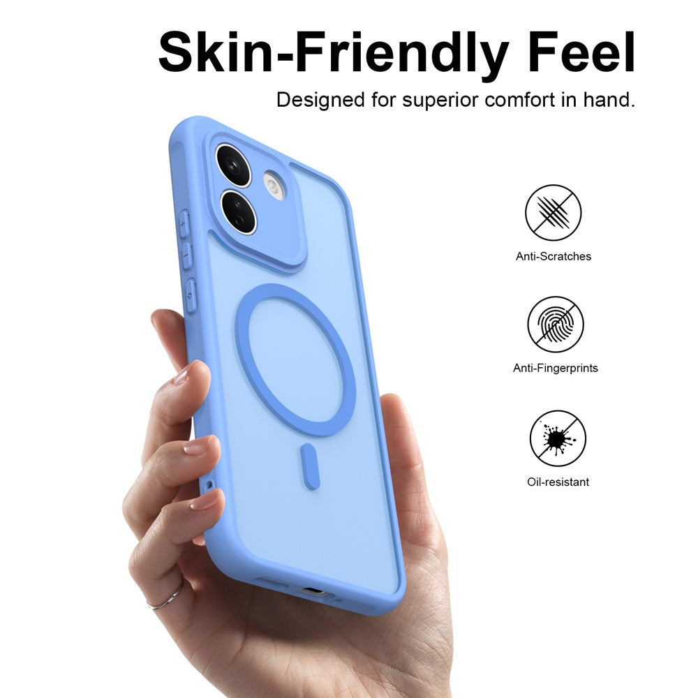 Θήκη MagSafe για Xiaomi Redmi Note 17 4G / Note 17 5G, Techsuit, HaloFrost II, Μπλε