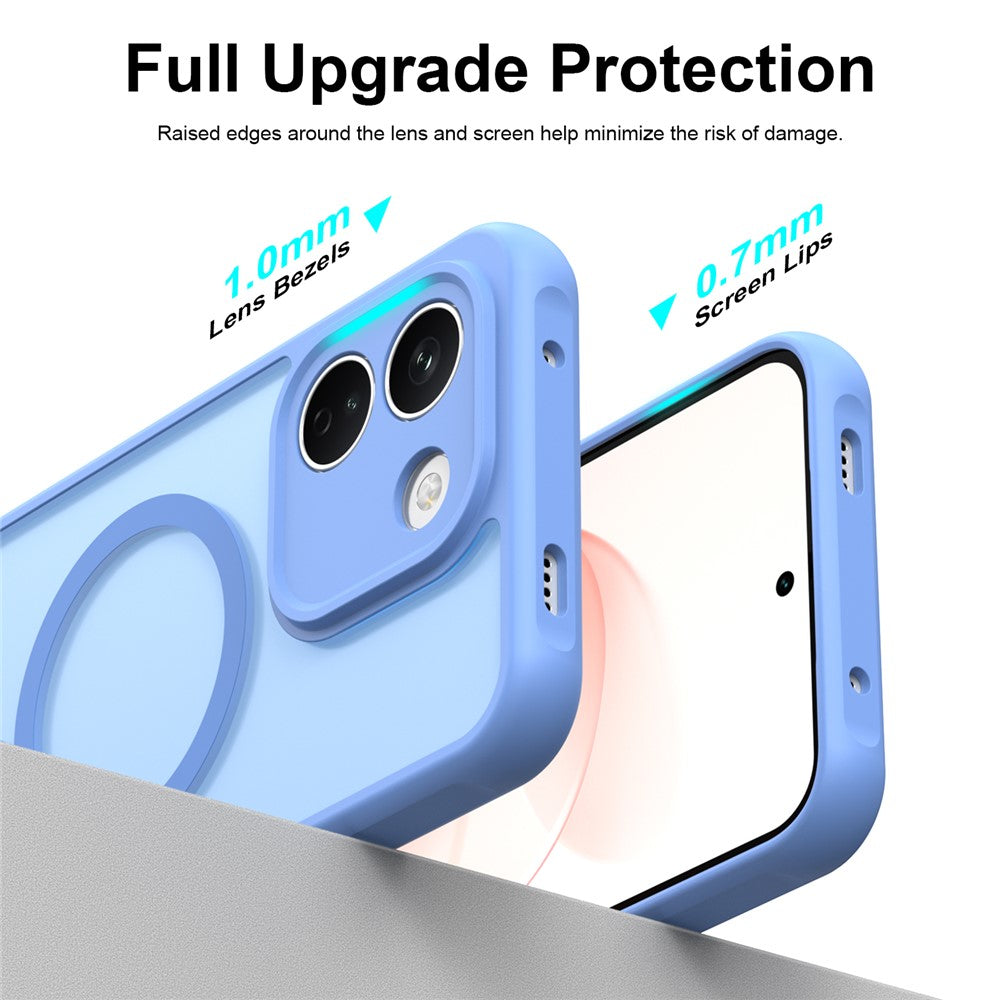 Θήκη MagSafe για Xiaomi Redmi Note 17 4G / Note 17 5G, Techsuit, HaloFrost II, Μπλε