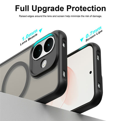 Θήκη MagSafe για Xiaomi Redmi Note 17 4G / Note 17 5G, Techsuit, HaloFrost II, Μαύρη