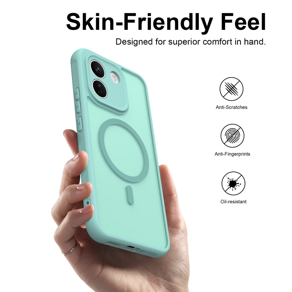 Θήκη MagSafe για Xiaomi Redmi Note 17 4G / Note 17 5G, Techsuit, HaloFrost II, Ανοιχτό Πράσινο