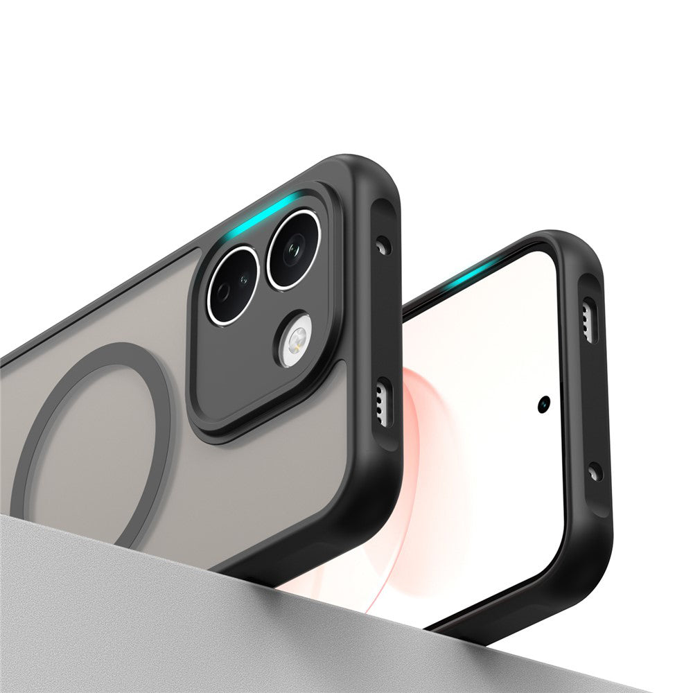 MagSafe Case for Xiaomi Redmi Note 17 Pro Max, Techsuit, HaloFrost II, Black