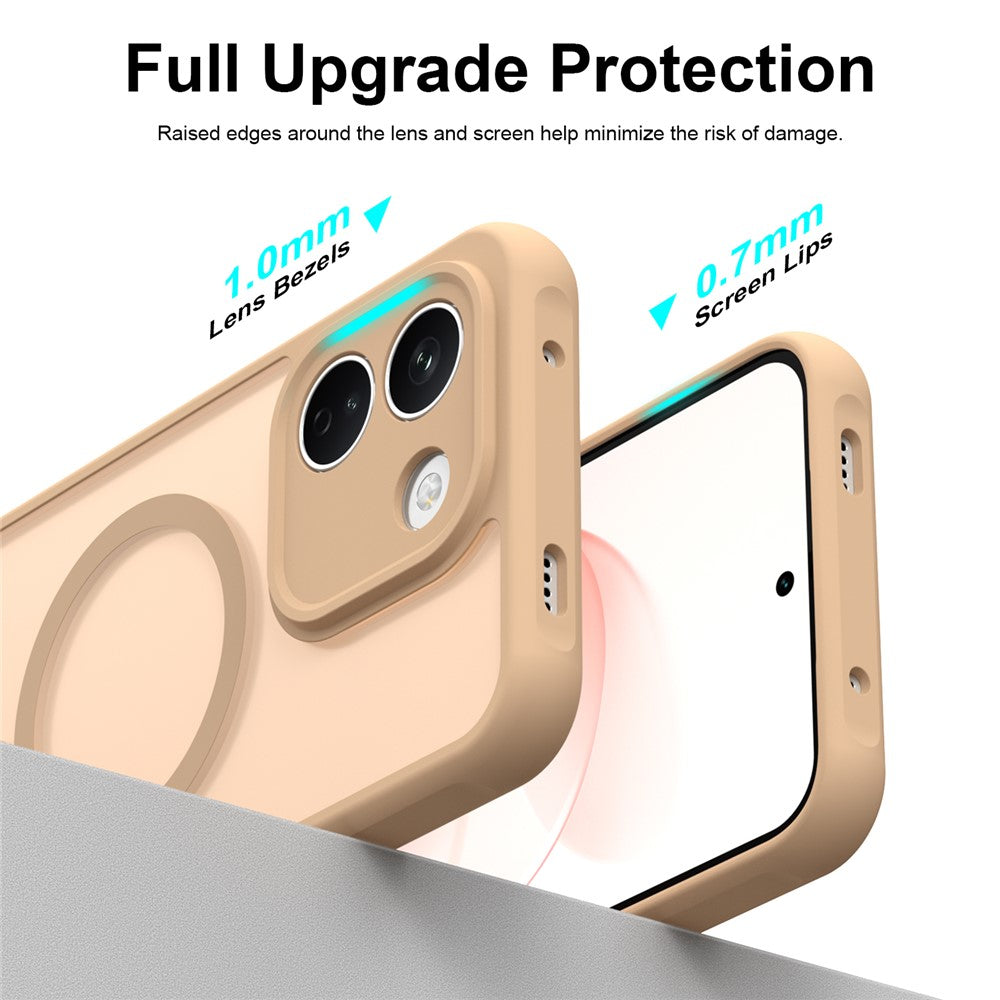 Θήκη MagSafe για Xiaomi Redmi Note 17 Pro, Techsuit, HaloFrost II, Χρυσή