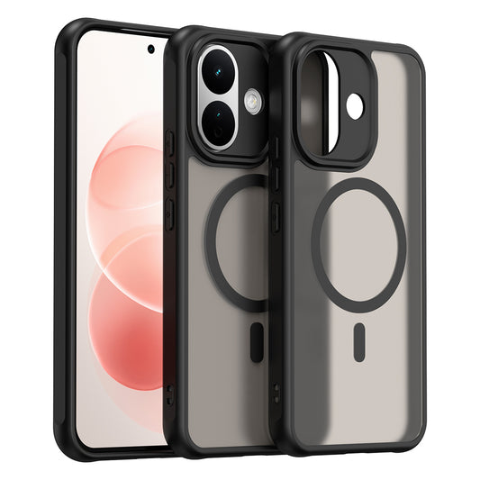 Θήκη MagSafe για Xiaomi Redmi Note 17 Pro, Techsuit, HaloFrost II, Μαύρη