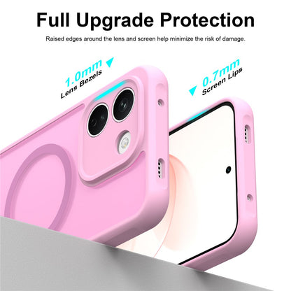 Θήκη MagSafe για Xiaomi Redmi Note 17 Pro, Techsuit, HaloFrost II, Ροζ