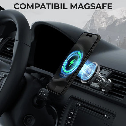 Θήκη MagSafe για Apple iPhone 17 Air, Techsuit, Αραμιδική Ίνα, Μαύρη