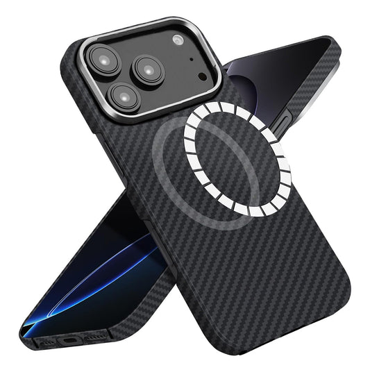 Θήκη MagSafe για Apple iPhone 17 Pro, Techsuit Aramid Fiber, Μαύρη