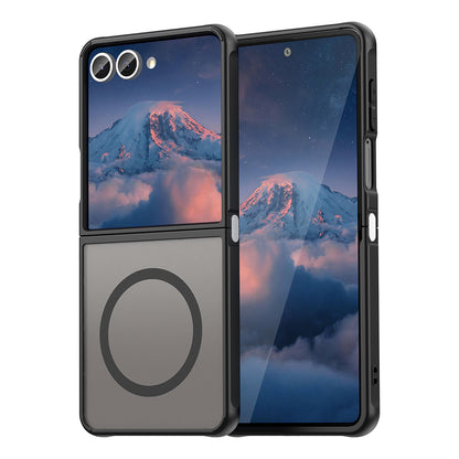 Θήκη MagSafe για Samsung Galaxy Z Flip7 F766, Techsuit, HaloFrost II, Μαύρο