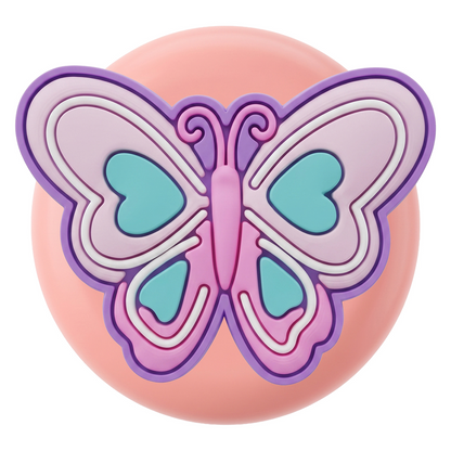 Θήκη OEM Butterfly για Apple AirTag, Σετ 3 τεμαχίων, Πολύχρωμο