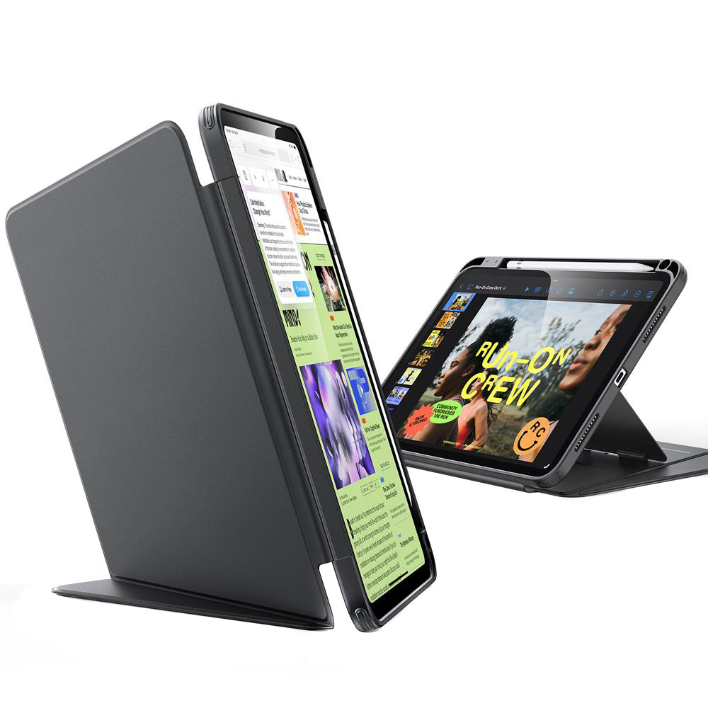 Θήκη για Apple iPad (2025) / (2022), ESR, Flip Hybrid, Μαύρη, Επανασφραγισμένη