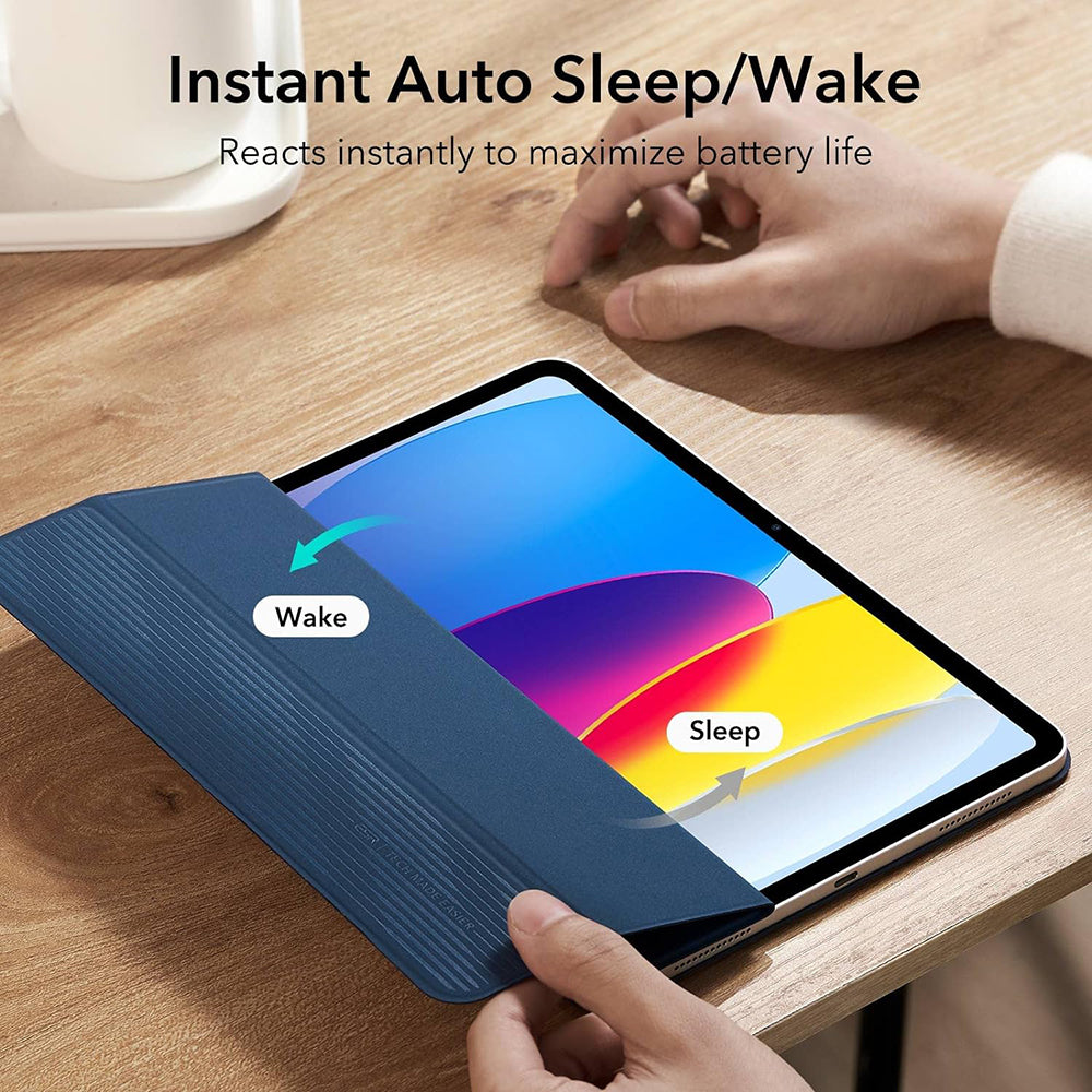 Case for Apple iPad (2025) / (2022), ESR, Rebound, Navy Blue