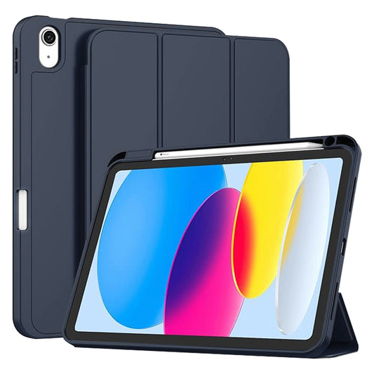 Θήκη για Apple iPad (2025) / (2022), Techsuit, Flex Trifold, Μπλε σκούρο