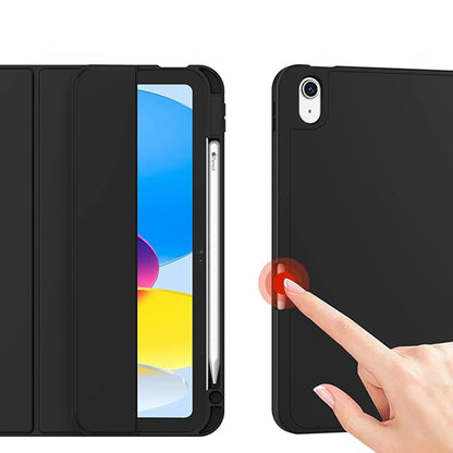 Θήκη για Apple iPad (2025) / (2022), Techsuit, Flex Trifold, Μαύρη