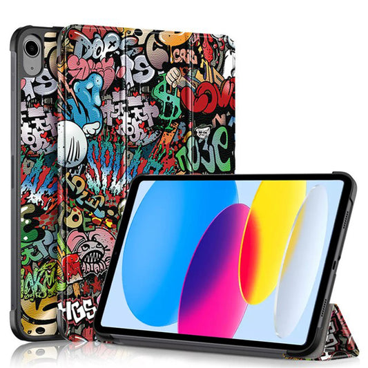 Θήκη για Apple iPad (2025) / (2022), Techsuit, FoldPro Urban Vibe, Πολύχρωμο