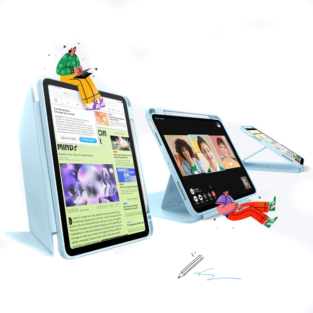 Θήκη για Apple iPad Air 11 (2026) / iPad Air 11 (2025) / Air 11 (2024) / Air (2022) / Air (2020), ESR, Flip Hybrid, Μπλε