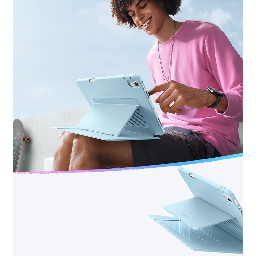 Θήκη για Apple iPad Air 11 (2026) / iPad Air 11 (2025) / Air 11 (2024) / Air (2022) / Air (2020), ESR, Flip Hybrid, Μπλε