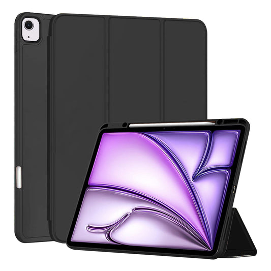 Case for Apple iPad Air 13 (2026) / Air 13 (2025) / Air 13 (2024), Techsuit, Flex Trifold, Black