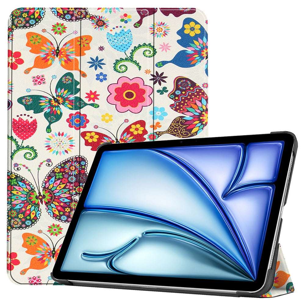 Θήκη για Apple iPad Air 13 (2026) / Air 13 (2025) / Air 13 (2024), Techsuit, FoldPro Butterfly, Πολύχρωμο