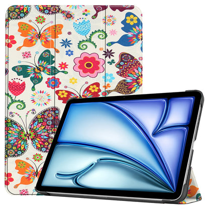 Θήκη για Apple iPad Air 13 (2026) / Air 13 (2025) / Air 13 (2024), Techsuit, FoldPro Butterfly, Πολύχρωμο