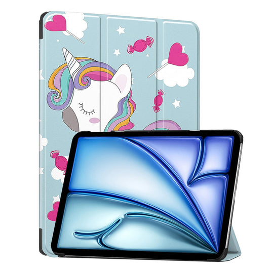 Θήκη για Apple iPad Air 13 (2026) / Air 13 (2025) / Air 13 (2024), Techsuit, FoldPro Unicorn, Πολύχρωμο