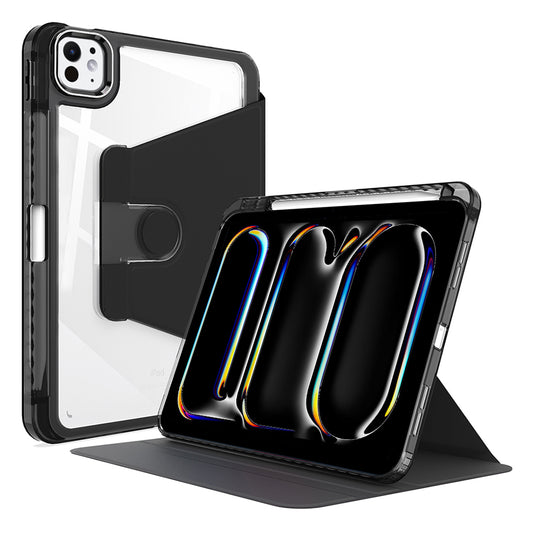Θήκη για Apple iPad Pro 11 (2024), Techsuit, Crystal Vision, Μαύρη