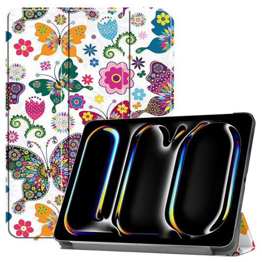Θήκη για Apple iPad Pro 11 (2024), Techsuit, FoldPro Butterfly, Πολύχρωμο