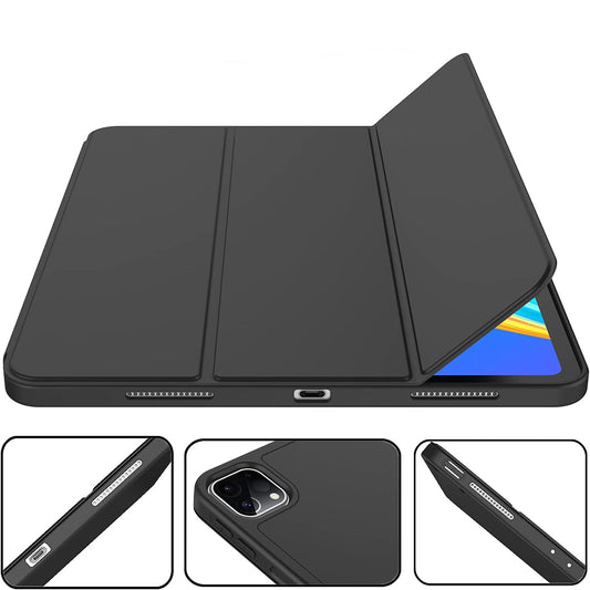 Θήκη για Apple iPad Pro 12.9 (2022) / Pro 12.9 (2021) / Pro 12.9 (2020) / Pro 12.9 (2018), Techsuit, Flex Trifold, Μαύρη