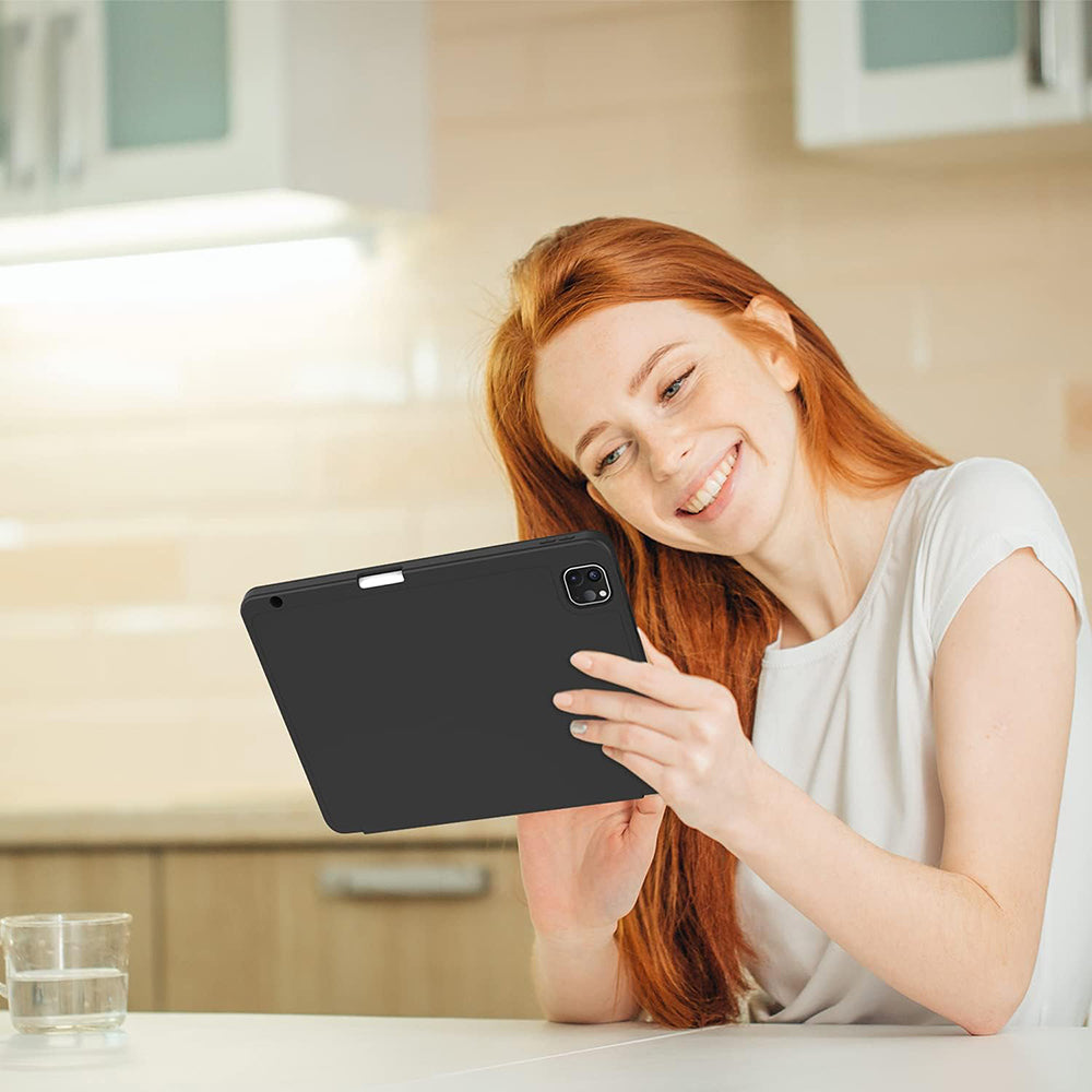 Θήκη για Apple iPad Pro 13 (2024), Techsuit, Flex Trifold, Μαύρη