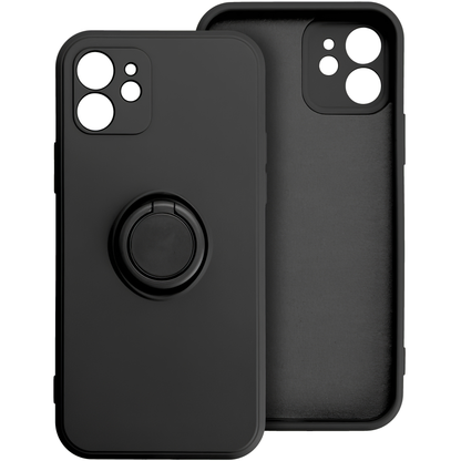 Θήκη για Apple iPhone 16 Pro Max, OEM, Silicone Ring, Μαύρη