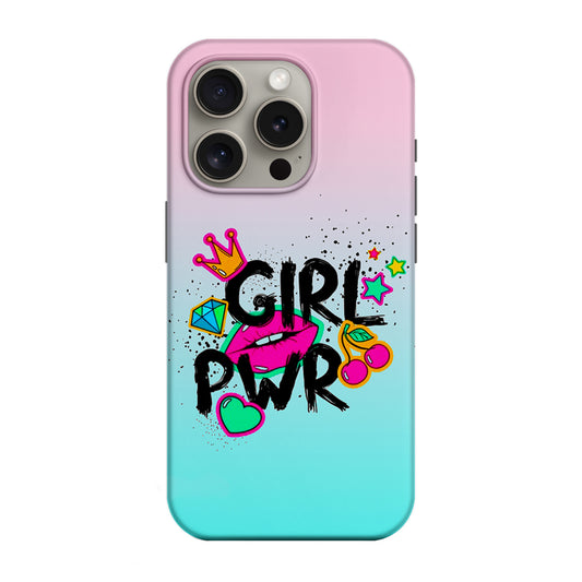 Θήκη για Apple iPhone 17 Pro Max, Perfect Case, LOVE-Splash Girl Power, Πολύχρωμο