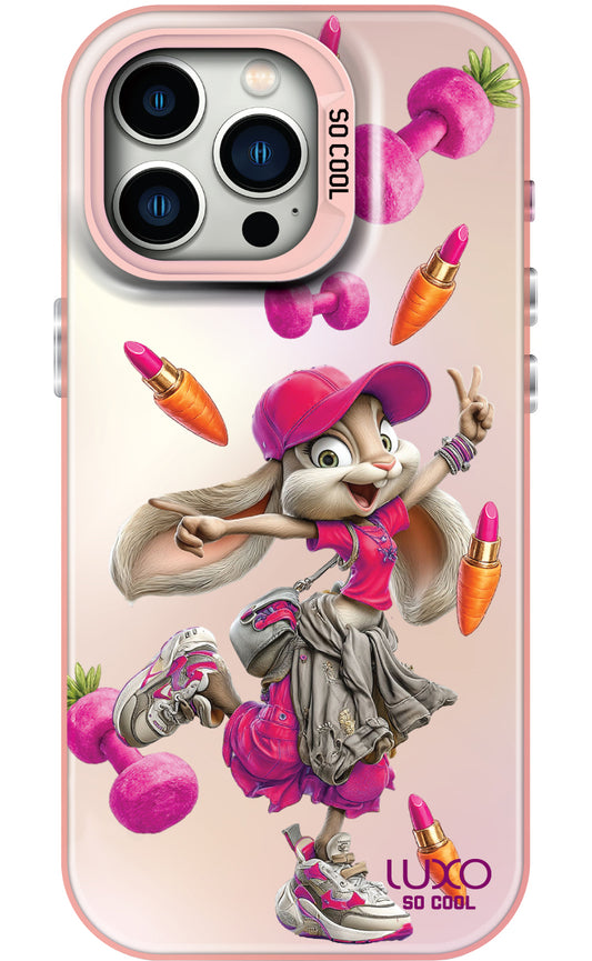 Θήκη για Apple iPhone 16 Plus, LUXO So CooL, ArcadiA Rabbit, Πολύχρωμη