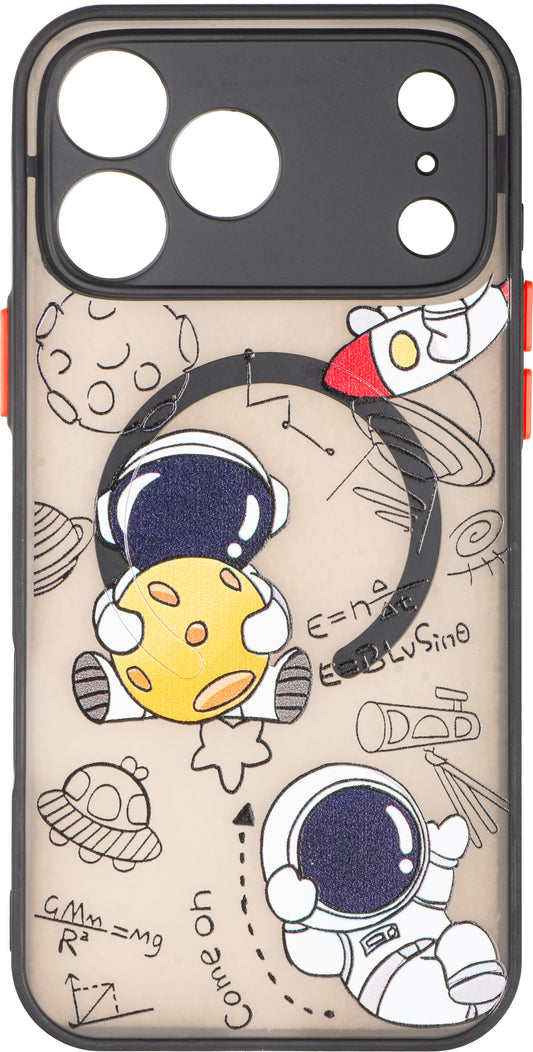 Θήκη για Apple iPhone 17 Pro Max, OEM, Hugging the Moon, Πολύχρωμη
