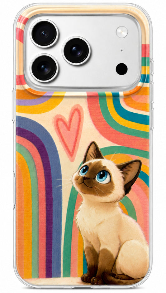 Θήκη για Apple iPhone 16 Pro Max, Perfect Case, Dreamora Kitty, Πολύχρωμο