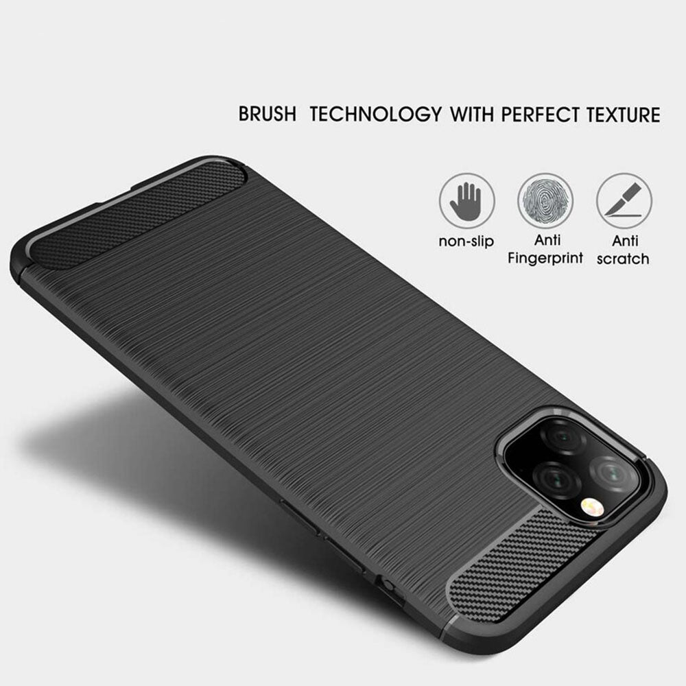 Θήκη για Apple iPhone 11, Techsuit, Carbon, Μαύρο