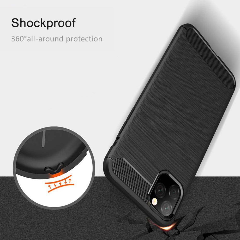 Θήκη για Apple iPhone 11, Techsuit, Carbon, Μαύρο