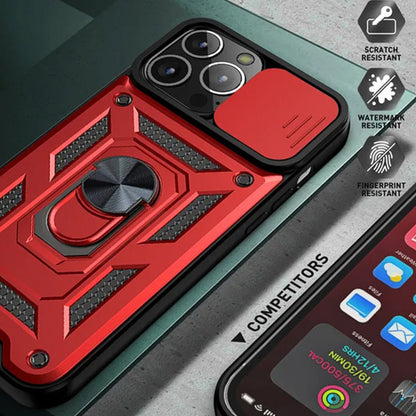 Θήκη για Apple iPhone 12 / 12 Pro, Techsuit, CamShield, Μαύρο