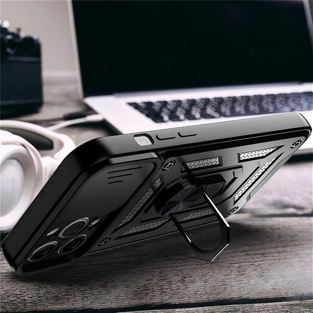 Θήκη για Apple iPhone 12 mini, Techsuit, CamShield, Μαύρο