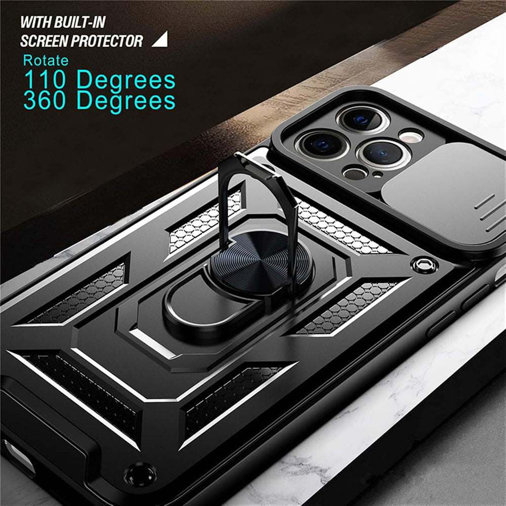 Θήκη για Apple iPhone 12 mini, Techsuit, CamShield, Μαύρο