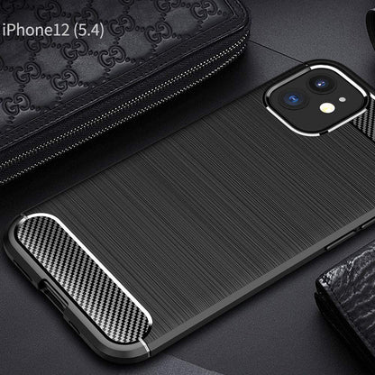 Θήκη για Apple iPhone 12 mini, Techsuit, Carbon, Μαύρο