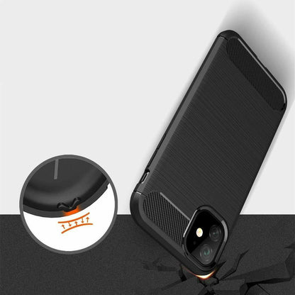 Θήκη για Apple iPhone 12 mini, Techsuit, Carbon, Μαύρο