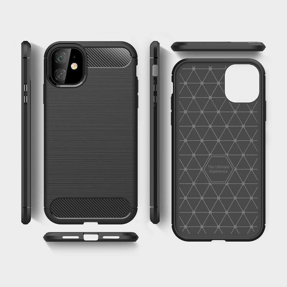 Θήκη για Apple iPhone 12 mini, Techsuit, Carbon, Μαύρο
